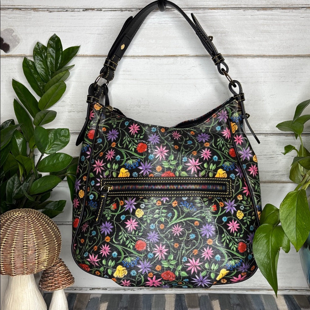 Dooney & Bourke Multicolor Floral Hobo Bag - Picture 10 of 12